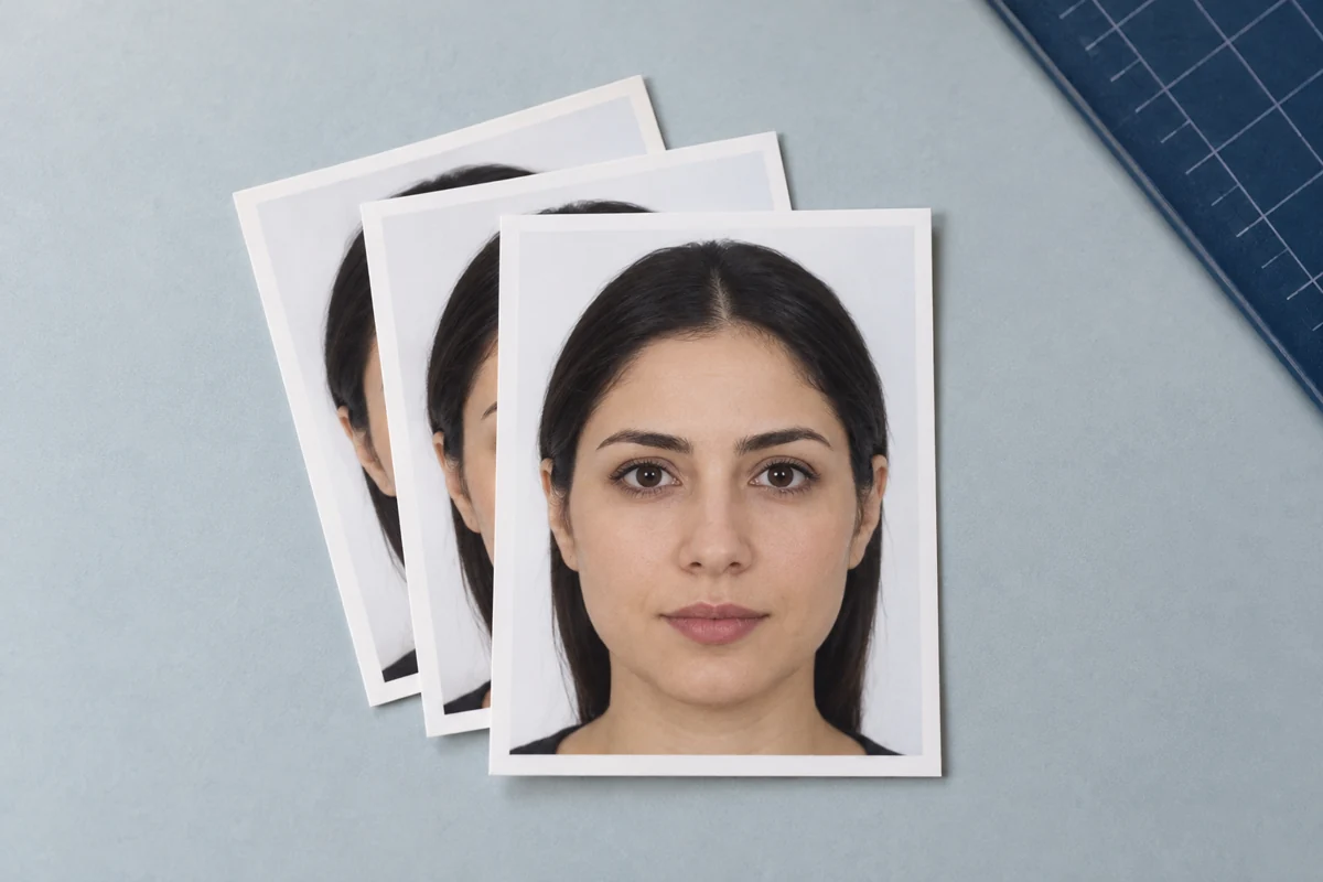 Yapay zekâ ile üretilmiş yakın baş kadrajlı biyometrik portre baskıları